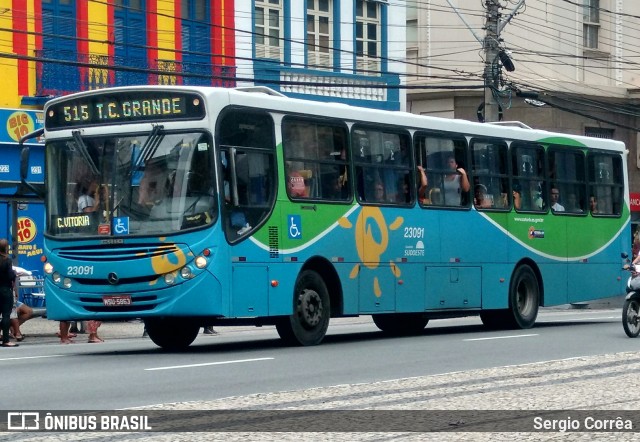 Viação Grande Vitória 23091 na cidade de Vitória, Espírito Santo, Brasil, por Sergio Corrêa. ID da foto: 8573129.