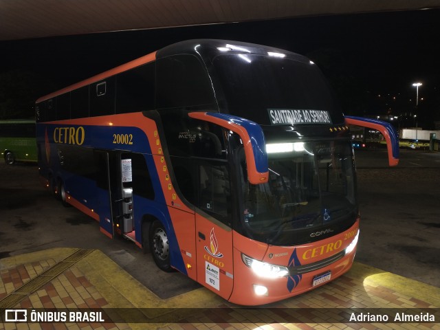 Viação Cetro 20002 na cidade de João Monlevade, Minas Gerais, Brasil, por Adriano  Almeida. Número da foto: #8574465.
