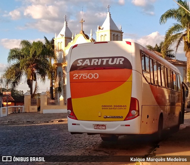 Saritur - Santa Rita Transporte Urbano e Rodoviário 27500 na cidade de Bonfim, Minas Gerais, Brasil, por Kaique Marquês Medeiros . Número da foto: #8574903.