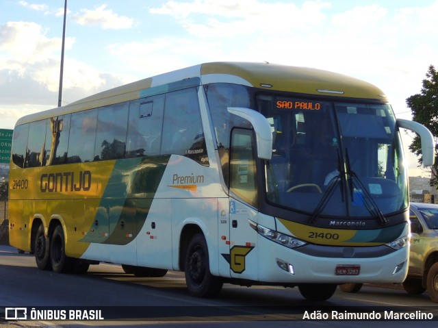 Empresa Gontijo de Transportes 21400 na cidade de Belo Horizonte, Minas Gerais, Brasil, por Adão Raimundo Marcelino. ID da foto: 8575780.