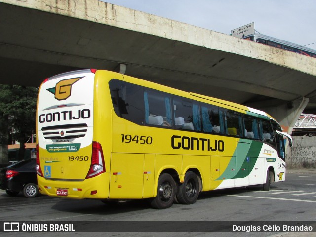 Empresa Gontijo de Transportes 19450 na cidade de Belo Horizonte, Minas Gerais, Brasil, por Douglas Célio Brandao. ID da foto: 8574097.