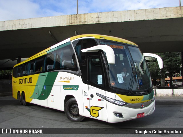 Empresa Gontijo de Transportes 19450 na cidade de Belo Horizonte, Minas Gerais, Brasil, por Douglas Célio Brandao. ID da foto: 8574086.