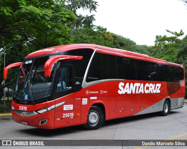 Viação Santa Cruz 25619 na cidade de São Paulo, São Paulo, Brasil, por Danilo Marcelo Silva. Número da foto: #8573007.