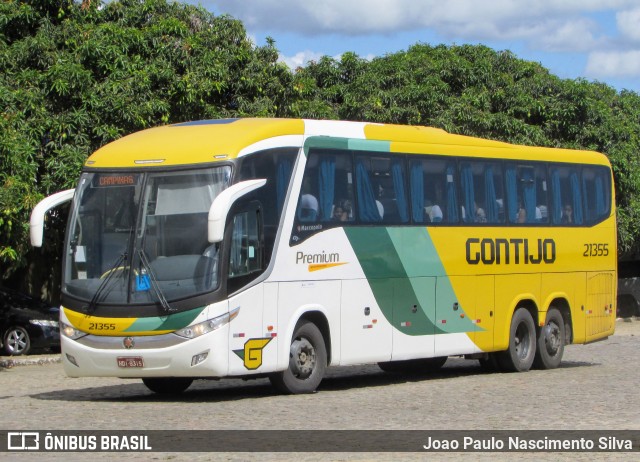 Empresa Gontijo de Transportes 21355 na cidade de Vitória da Conquista, Bahia, Brasil, por Joao Paulo Nascimento Silva. ID da foto: 8578098.