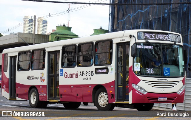 Rio Guamá AP-31615 na cidade de Belém, Pará, Brasil, por Pará Busologia. ID da foto: 8577006.