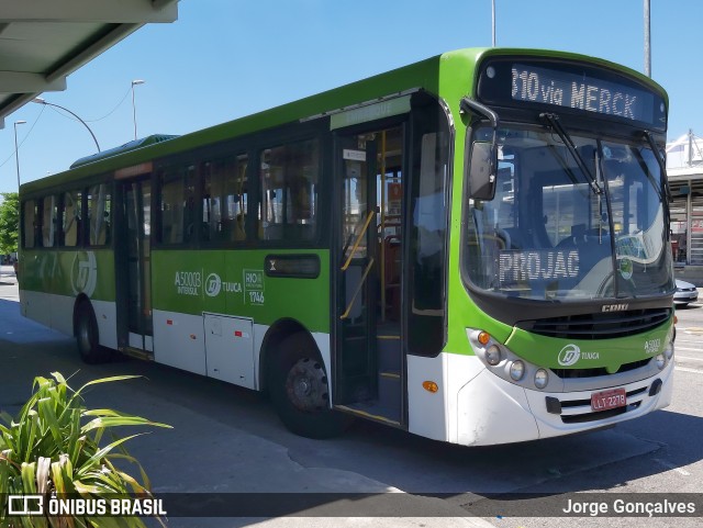 Tijuquinha - Auto Viação Tijuca A50003 na cidade de Rio de Janeiro, Rio de Janeiro, Brasil, por Jorge Gonçalves. Número da foto: #8578173.