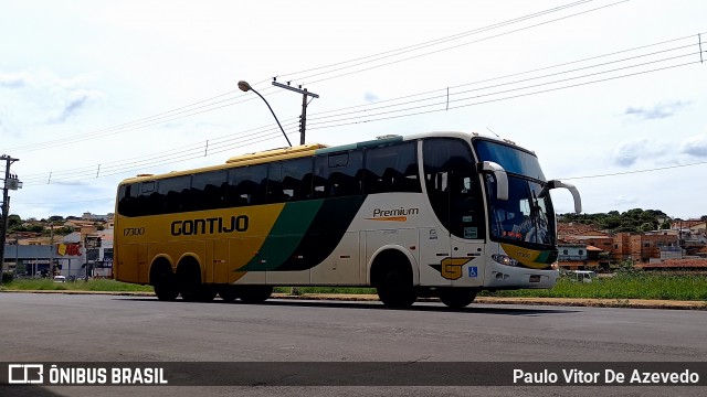 Empresa Gontijo de Transportes 17300 na cidade de Araxá, Minas Gerais, Brasil, por Paulo Vitor De Azevedo. Número da foto: #8577595.
