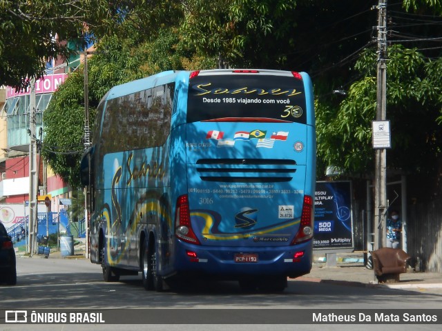 Soares Turismo e Fretamento 3016 na cidade de Fortaleza, Ceará, Brasil, por Matheus Da Mata Santos. Número da foto: #8575925.