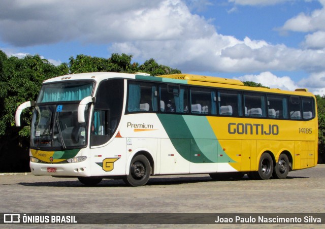 Empresa Gontijo de Transportes 14185 na cidade de Vitória da Conquista, Bahia, Brasil, por Joao Paulo Nascimento Silva. ID da foto: 8577985.