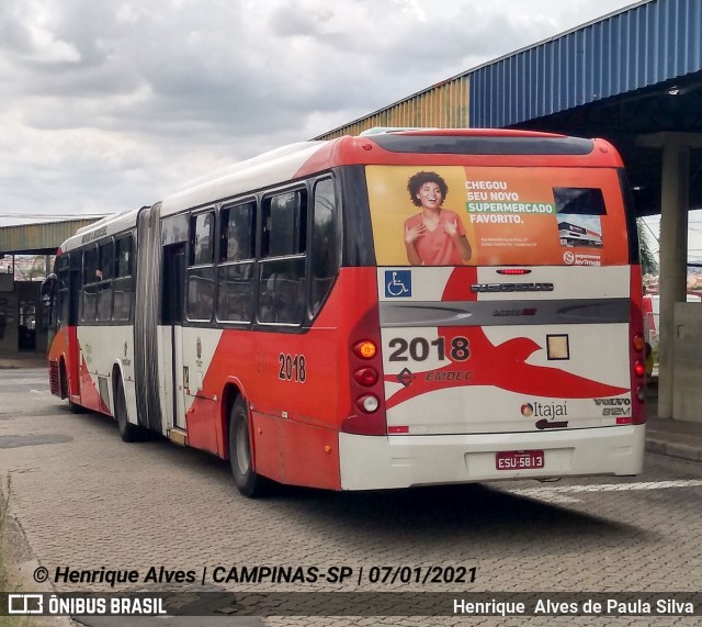 Itajaí Transportes Coletivos 2018 na cidade de Campinas, São Paulo, Brasil, por Henrique Alves de Paula Silva. Número da foto: #8577927.