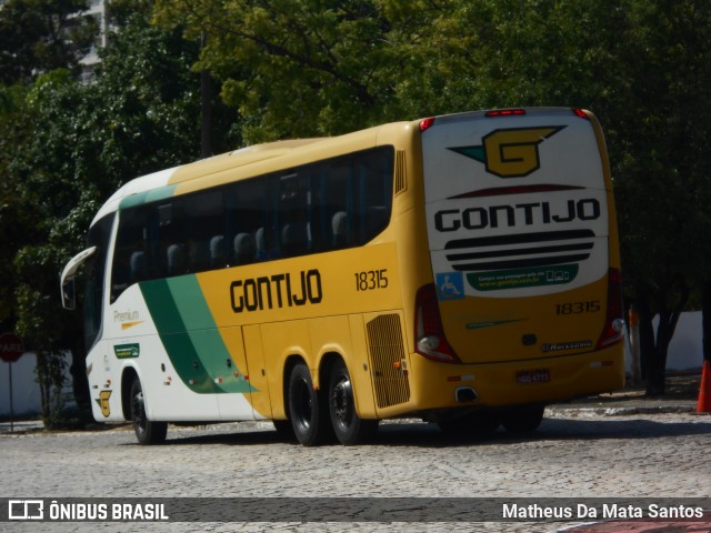 Empresa Gontijo de Transportes 18315 na cidade de Fortaleza, Ceará, Brasil, por Matheus Da Mata Santos. Número da foto: #8575961.