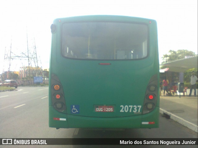 OT Trans - Ótima Salvador Transportes 20737 na cidade de Salvador, Bahia, Brasil, por Mario dos Santos Nogueira Junior. ID da foto: 8579489.