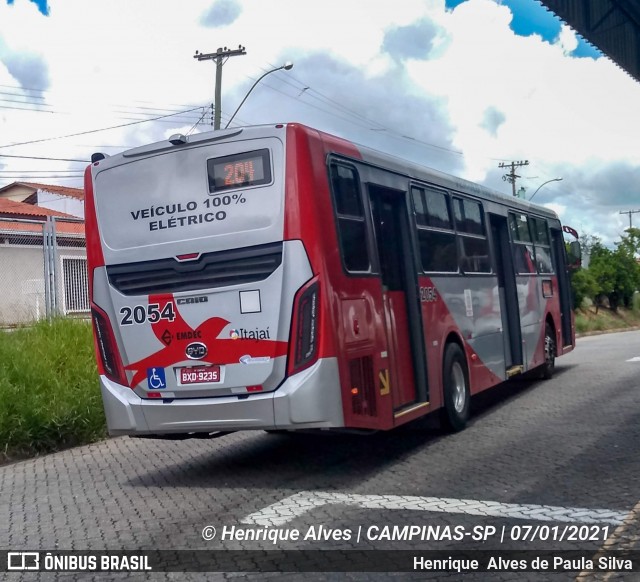 Itajaí Transportes Coletivos 2054 na cidade de Campinas, São Paulo, Brasil, por Henrique Alves de Paula Silva. Número da foto: #8578169.