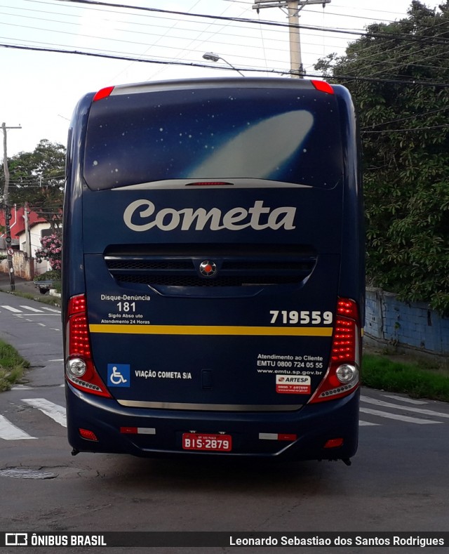 Viação Cometa 719559 na cidade de Campinas, São Paulo, Brasil, por Leonardo Sebastiao dos Santos Rodrigues. ID da foto: 8576039.