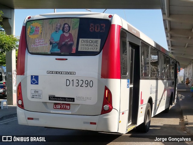 Transportes Barra D13290 na cidade de Rio de Janeiro, Rio de Janeiro, Brasil, por Jorge Gonçalves. Número da foto: #8578105.