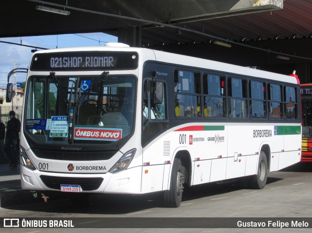 Borborema Imperial Transportes 001 na cidade de Recife, Pernambuco, Brasil, por Gustavo Felipe Melo. ID da foto: 8578414.