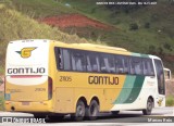 Empresa Gontijo de Transportes 21105 na cidade de Antônio Dias, Minas Gerais, Brasil, por Marcos Reis. ID da foto: :id.