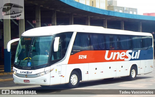 Unesul de Transportes 5214 na cidade de Porto Alegre, Rio Grande do Sul, Brasil, por Tadeu Vasconcelos. Número da foto: #8581922.