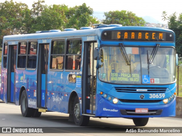 Viação Zurick 30659 na cidade de Belo Horizonte, Minas Gerais, Brasil, por Adão Raimundo Marcelino. Número da foto: #8583524.