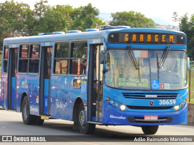 Viação Zurick 30659 na cidade de Belo Horizonte, Minas Gerais, Brasil, por Adão Raimundo Marcelino. ID da foto: 8583524.