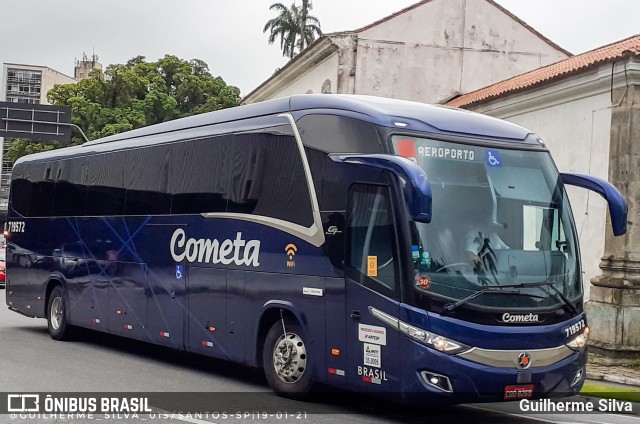 Viação Cometa 719572 na cidade de Santos, São Paulo, Brasil, por Guilherme Silva. ID da foto: 8581761.