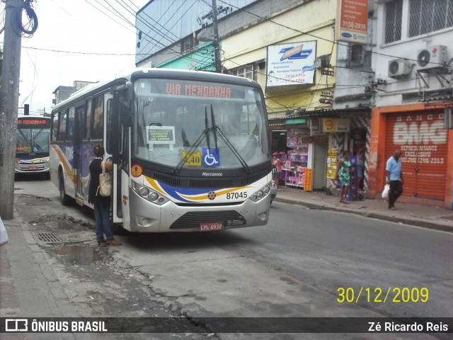 Expresso Pégaso D87045 na cidade de Rio de Janeiro, Rio de Janeiro, Brasil, por Zé Ricardo Reis. ID da foto: 8581644.