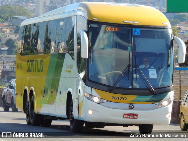 Empresa Gontijo de Transportes 18170 na cidade de Belo Horizonte, Minas Gerais, Brasil, por Adão Raimundo Marcelino. ID da foto: 8583362.