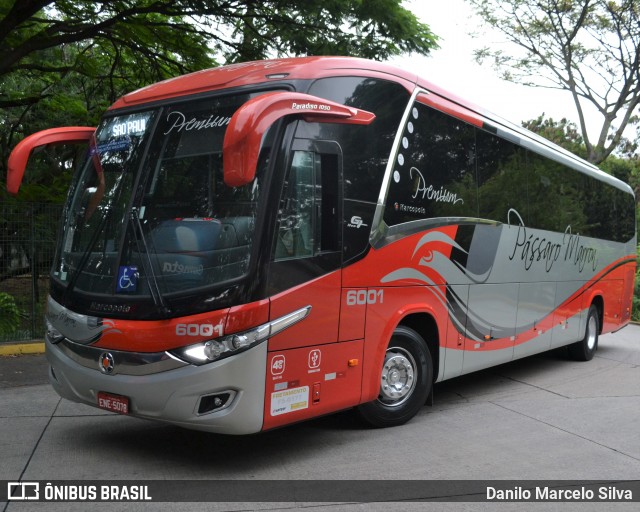 Empresa de Ônibus Pássaro Marron 6001 na cidade de São Paulo, São Paulo, Brasil, por Danilo Marcelo Silva. Número da foto: #8581924.