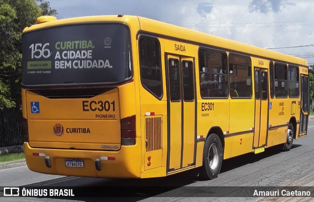 Auto Viação São José dos Pinhais EC301 na cidade de Curitiba, Paraná, Brasil, por Amauri Caetano. Número da foto: #8581106.
