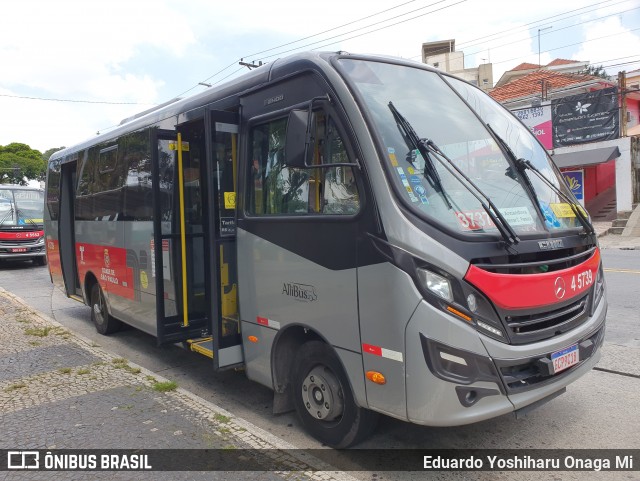 Allibus Transportes 4 5739 na cidade de São Paulo, São Paulo, Brasil, por Eduardo Yoshiharu Onaga Mi. Número da foto: #8583071.