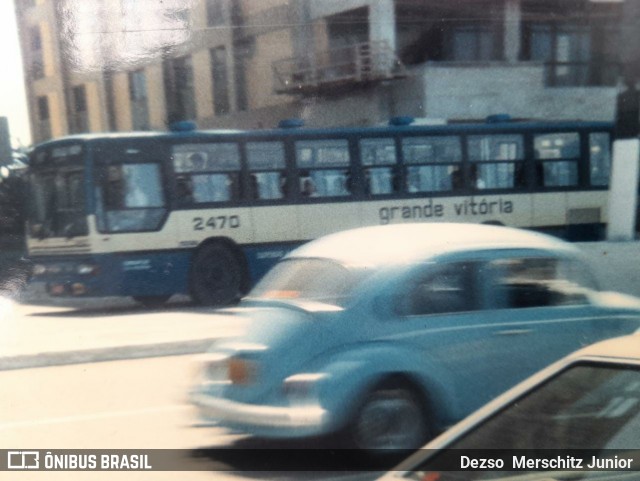 Viação Grande Vitória 2470 na cidade de Vitória, Espírito Santo, Brasil, por Dezso  Merschitz Junior. Número da foto: #8583217.