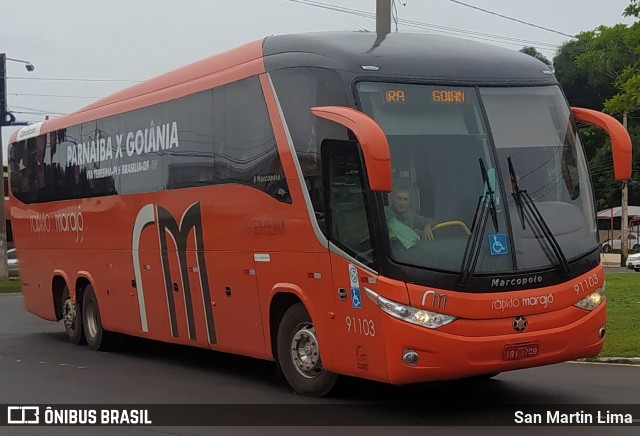 Rápido Marajó 91103 na cidade de Teresina, Piauí, Brasil, por San Martin Lima. Número da foto: #8579983.