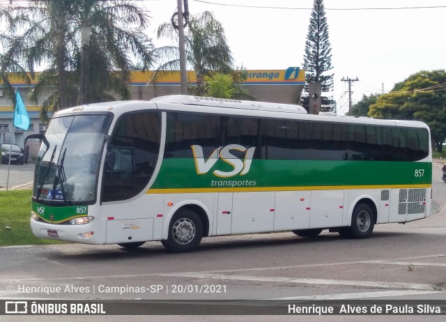 VSI - Viação Santo Ignácio 857 na cidade de Campinas, São Paulo, Brasil, por Henrique Alves de Paula Silva. Número da foto: #8581639.