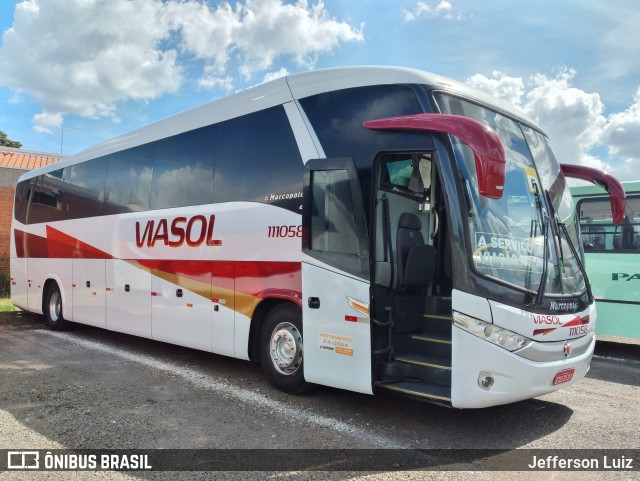ViaSol Transportes Rodoviários 111058 na cidade de São Carlos, São Paulo, Brasil, por Jefferson Luiz. Número da foto: #8580087.