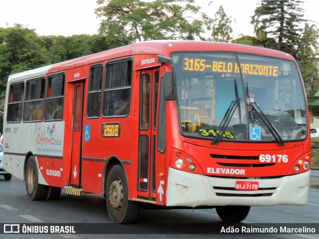 Viação Santa Edwiges 69176 na cidade de Belo Horizonte, Minas Gerais, Brasil, por Adão Raimundo Marcelino. ID da foto: 8583451.