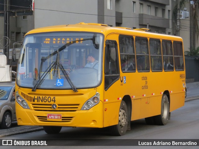 Auto Viação Redentor HN604 na cidade de Curitiba, Paraná, Brasil, por Lucas Adriano Bernardino. ID da foto: 8581728.