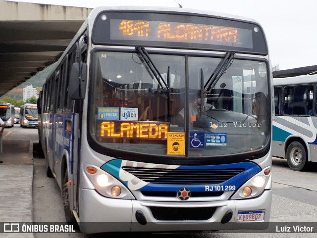 Auto Ônibus Fagundes RJ 101.299 na cidade de Niterói, Rio de Janeiro, Brasil, por Luiz Victor. ID da foto: 8580147.