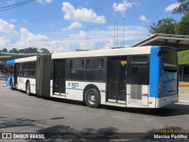 Viação Cidade Dutra 6 1023 na cidade de São Paulo, São Paulo, Brasil, por Marcus Padilha. ID da foto: 8583471.