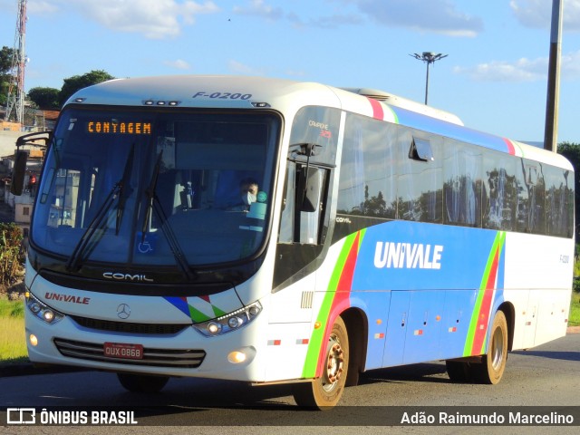 Univale Transportes F-0200 na cidade de Belo Horizonte, Minas Gerais, Brasil, por Adão Raimundo Marcelino. ID da foto: 8583414.