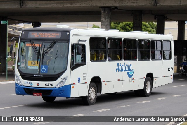 Viação Atalaia Transportes 6370 na cidade de Aracaju, Sergipe, Brasil, por Anderson Leonardo Jesus Santos. ID da foto: 8580510.