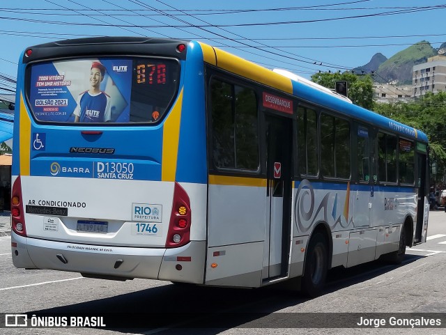 Transportes Barra D13050 na cidade de Rio de Janeiro, Rio de Janeiro, Brasil, por Jorge Gonçalves. ID da foto: 8581320.