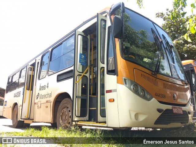 Auto Viação Marechal Brasília 444308 na cidade de Ceilândia, Distrito Federal, Brasil, por Émerson Jesus Santos. Número da foto: #8580068.