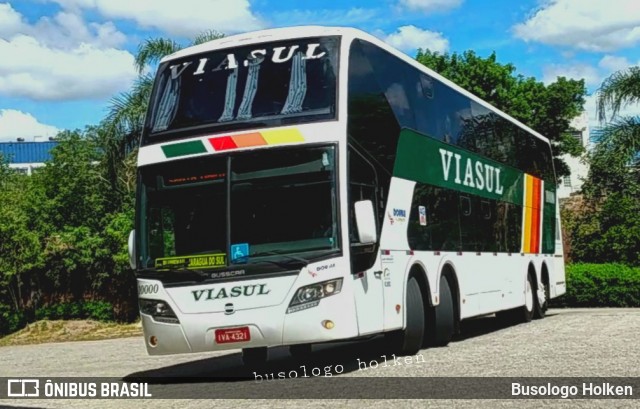 Viasul - Auto Viação Venâncio Aires 10000 na cidade de Santa Maria, Rio Grande do Sul, Brasil, por Busologo Holken. ID da foto: 8583295.