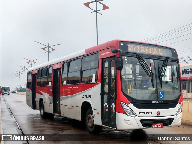 Viação São Francisco 2704 na cidade de Campo Grande, Mato Grosso do Sul, Brasil, por Gabriel Santos. ID da foto: 8582537.