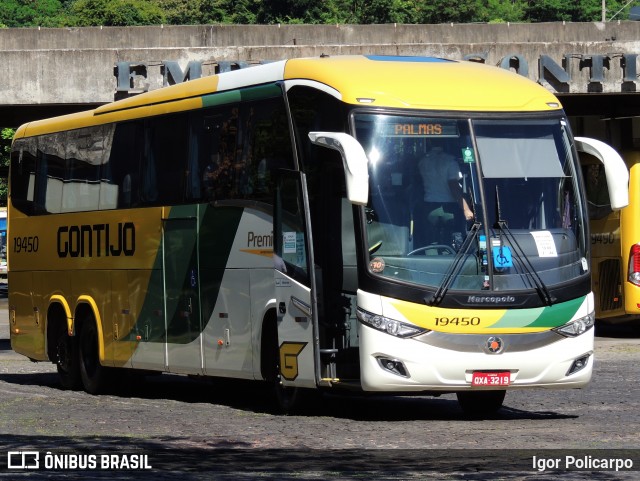 Empresa Gontijo de Transportes 19450 na cidade de Belo Horizonte, Minas Gerais, Brasil, por Igor Policarpo. ID da foto: 8582632.