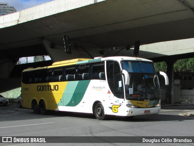 Empresa Gontijo de Transportes 17160 na cidade de Belo Horizonte, Minas Gerais, Brasil, por Douglas Célio Brandao. ID da foto: 8585588.