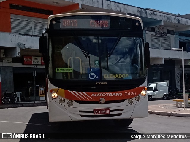 Autotrans > Turilessa 0420 na cidade de Brumadinho, Minas Gerais, Brasil, por Kaique Marquês Medeiros . ID da foto: 8585400.