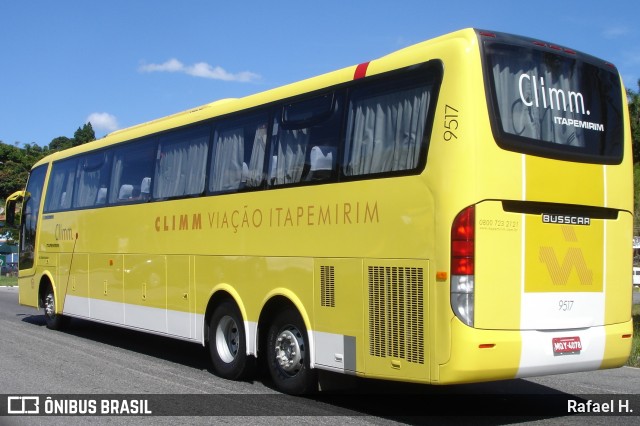 Viação Itapemirim 9517 na cidade de Barra do Piraí, Rio de Janeiro, Brasil, por Rafael H.. Número da foto: #8585803.