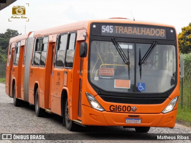 Viação Cidade Sorriso GI600 na cidade de Curitiba, Paraná, Brasil, por Matheus Ribas. ID da foto: 8585637.