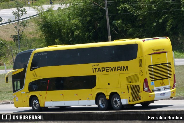 Viação Itapemirim 17025 na cidade de São José dos Campos, São Paulo, Brasil, por Everaldo Bordini. ID da foto: 8584074.